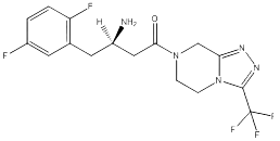 Sitagliptin 4-Dsefluoro sitagliptin impurity